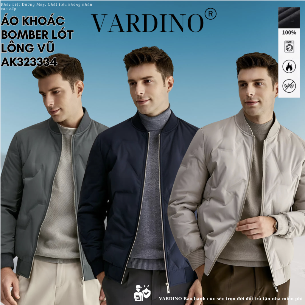 Ao khoac nam cao cap Vardino AK323334 1