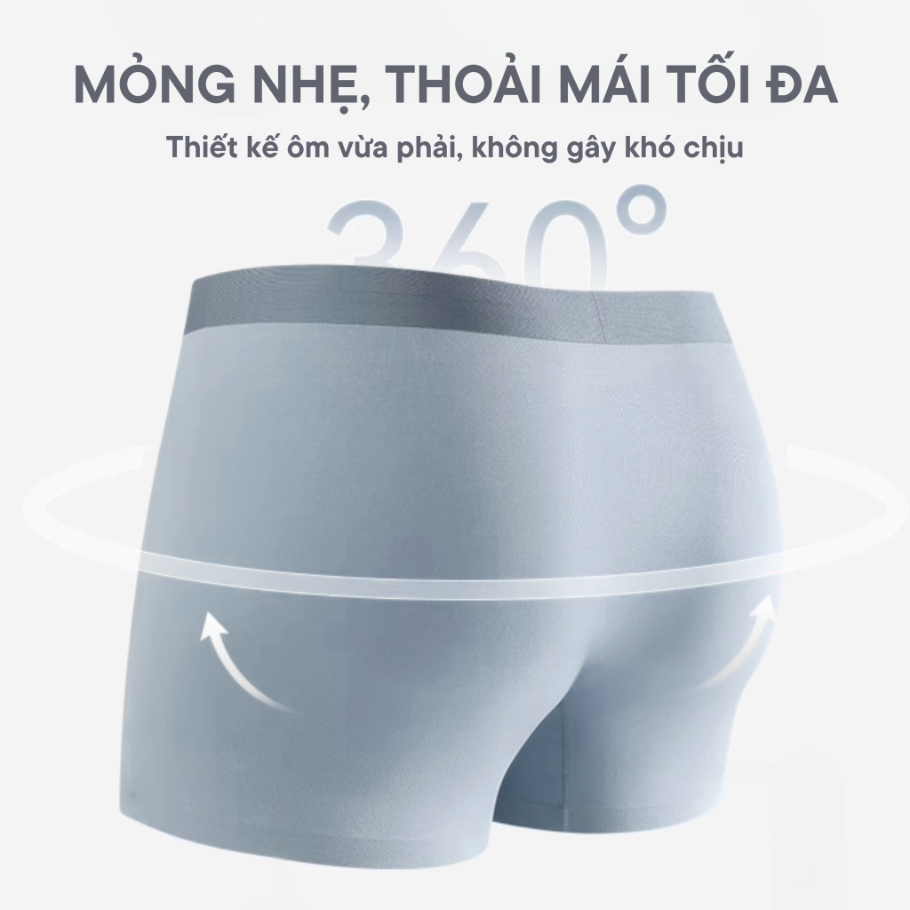 Quần sịp / quần lót boxer chất liệu cotton 3