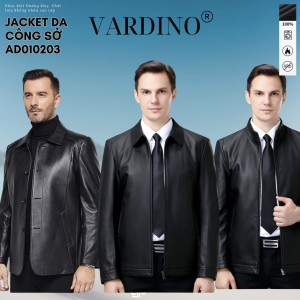 Áo da nam Vardino AD01-AD02-AD03