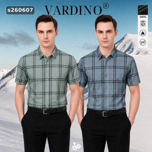 áo sơ mi nam tay ngắn Vardino S2606,s2607