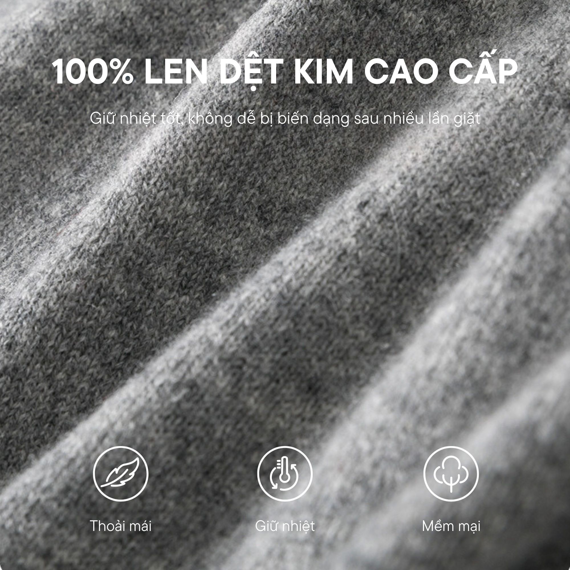 Áo len cổ chữ v cho nam Vardino L0102 - Ảnh 3