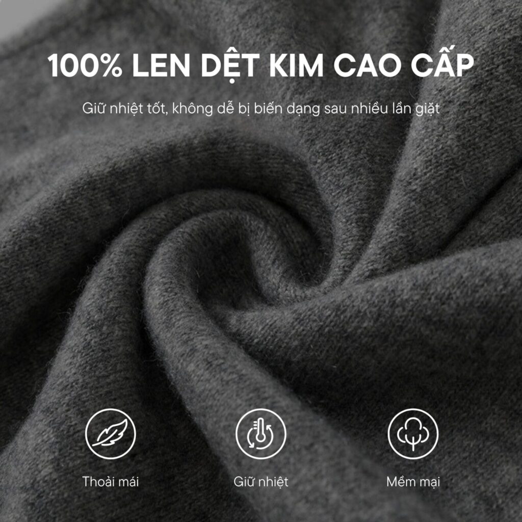 Áo gile len nam Vardino L0506 4