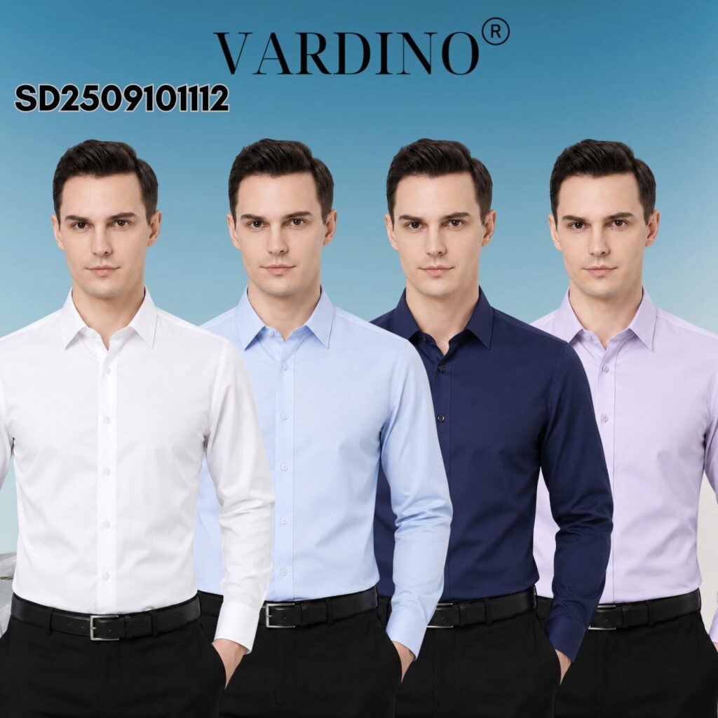 Áo sơ mi dài tay nam Vardino SD2509,SD2510,SD2511,SD2512 1