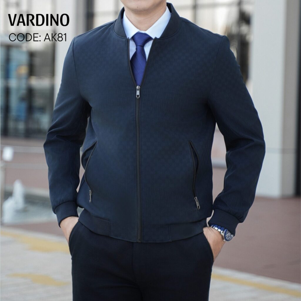 Áo khoác bomber nam Vardino AK818283 3