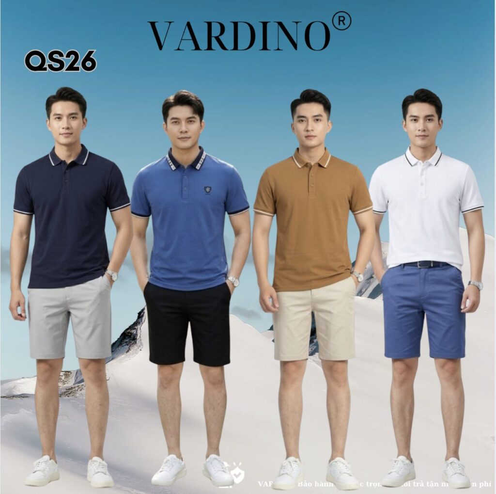 Quần Short Nam Vardino QS2601,QS2602,QS2603,QS2604 1