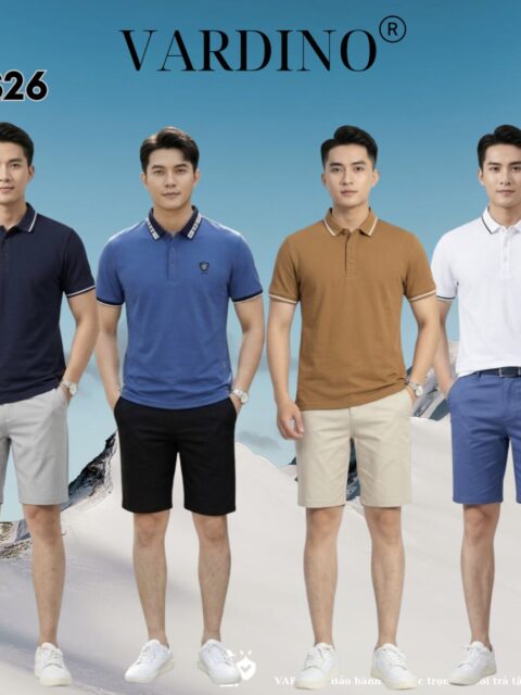 Quần Short Nam Vardino QS2601,QS2602,QS2603,QS2604