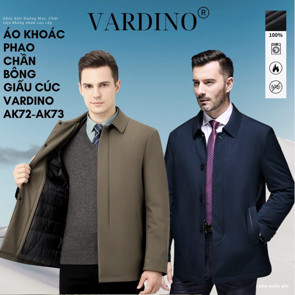 Áo khoác nam Vardino AK72-AK73 1