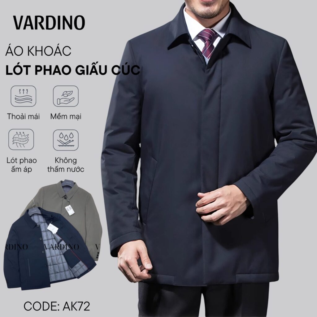Áo khoác nam Vardino AK72-AK73 2