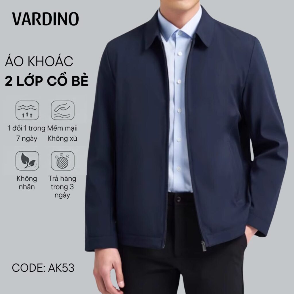 Áo khoác nam công sở Vardino AK53-AK02-AK59-AK60 2