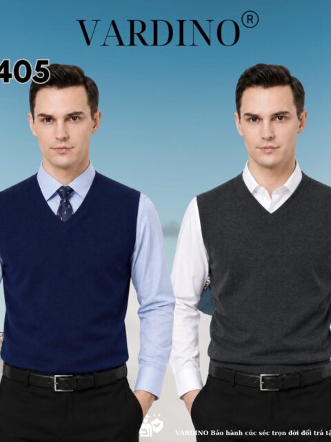 Áo gile len nam Vardino L0506