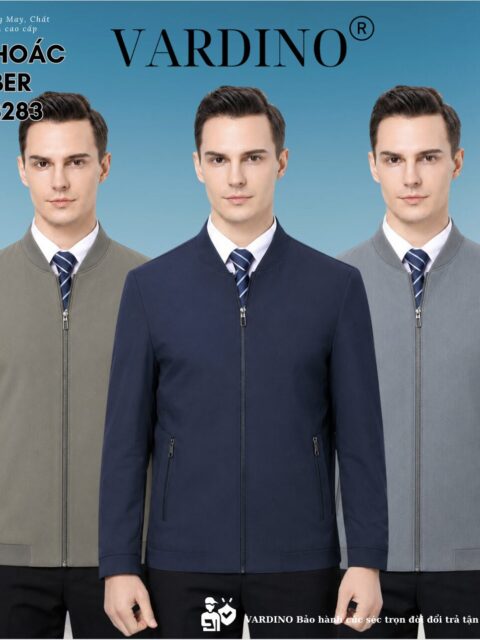 Áo khoác bomber nam Vardino AK818283
