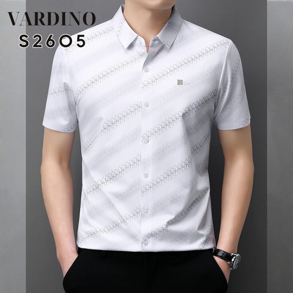 áo sơ mi nam ngắn tay Vardino S2603,s2604,s2605 3