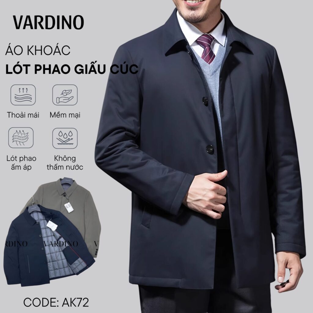 Áo khoác nam Vardino AK72-AK73 3